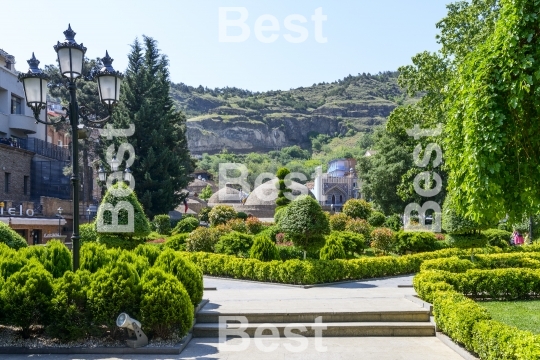 Haydar Aliyev garden in Tbilisi