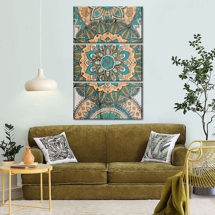 abstract modern canvas wall art