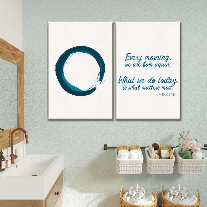 bathroom wall art ideas