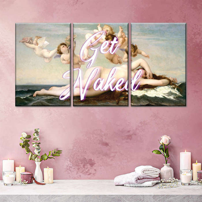 cheeky bathroom art ideas