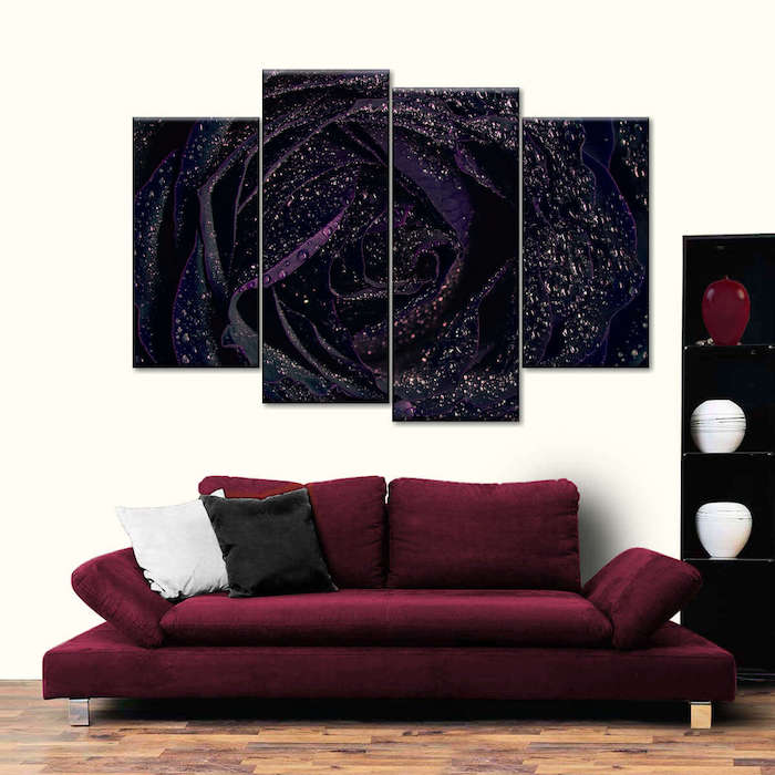 black modern wall art ideas