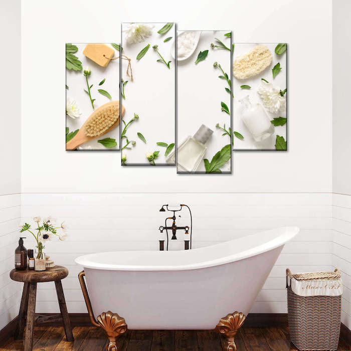 canvas bathroom art