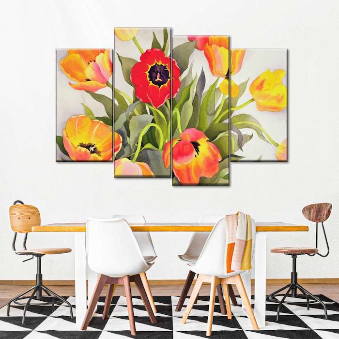 colorful office wall decor ideas