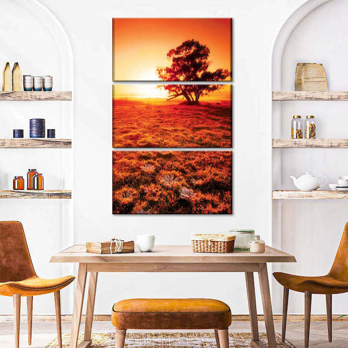 sunset style wall art