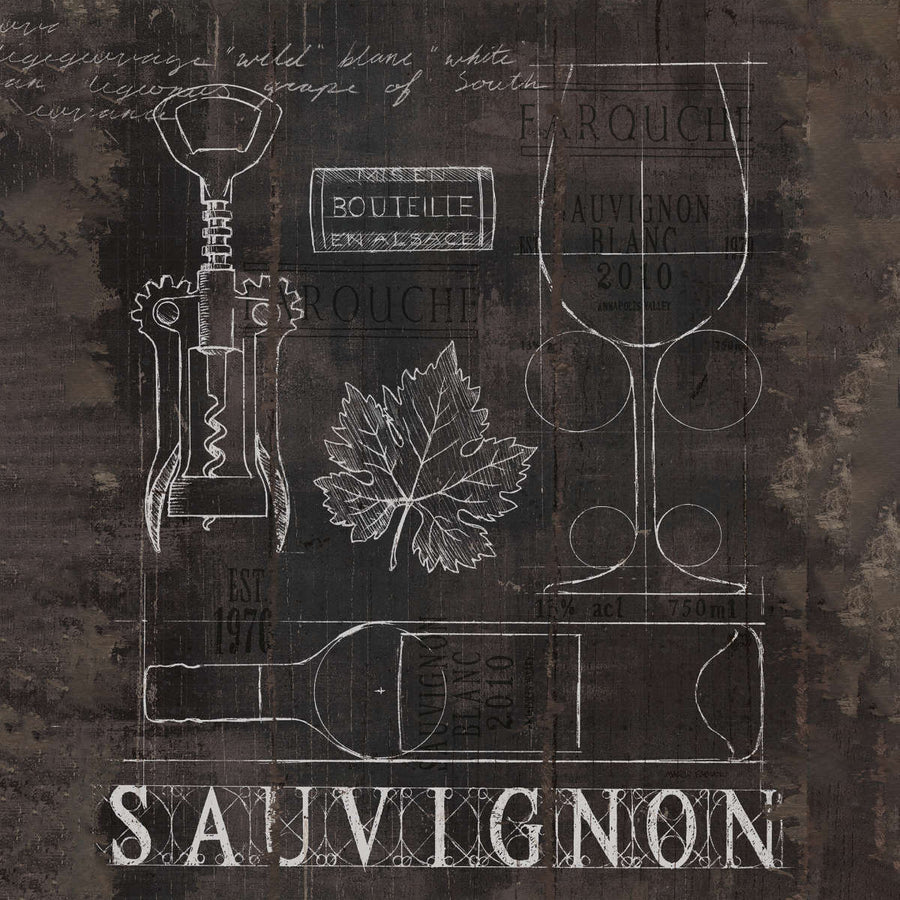 Food And Drink Blueprints Wall Art