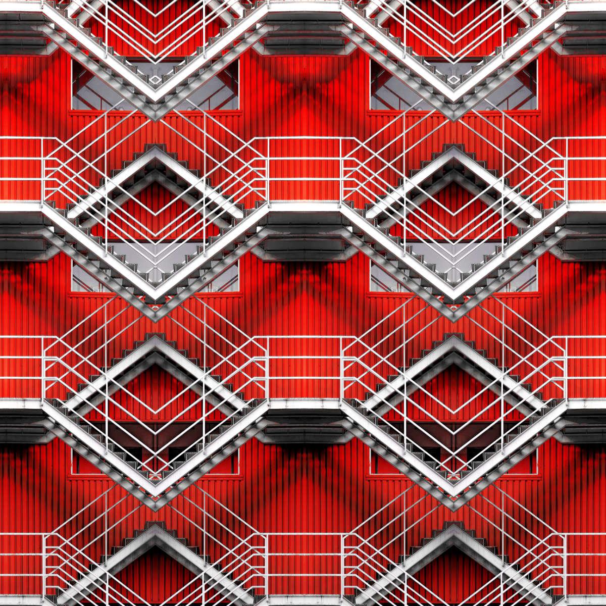 Geometric Architecture Wall Art