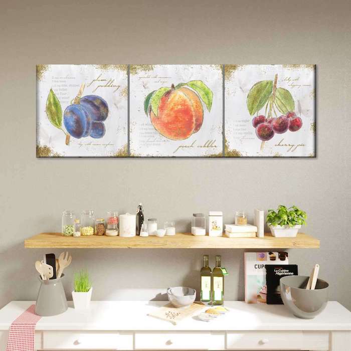 kitchen painting canvas
