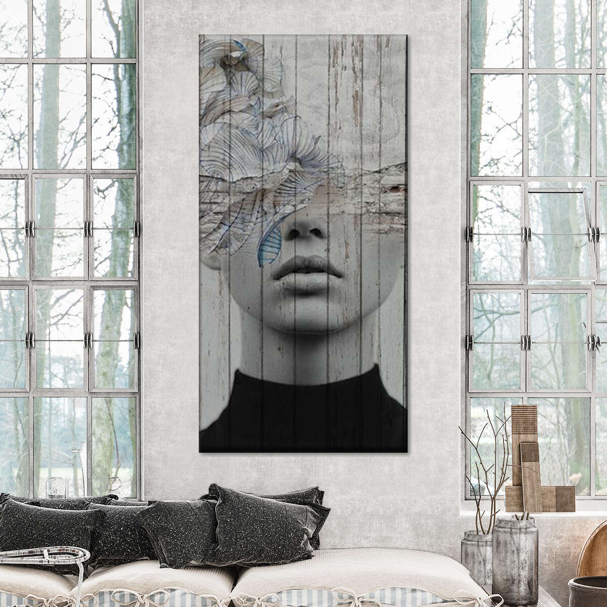 living room wall art trend ideas