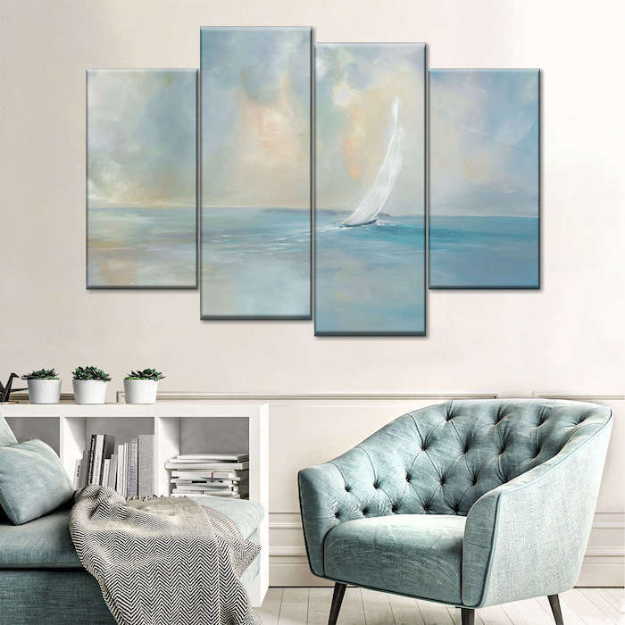 large horizontal wall art