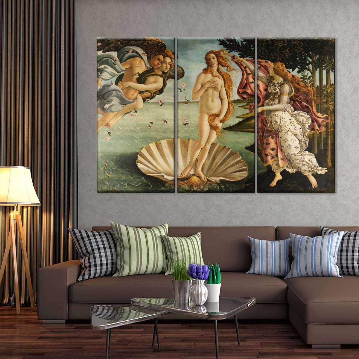 The Birth Of Venus Multi Panel Canvas Wall Art