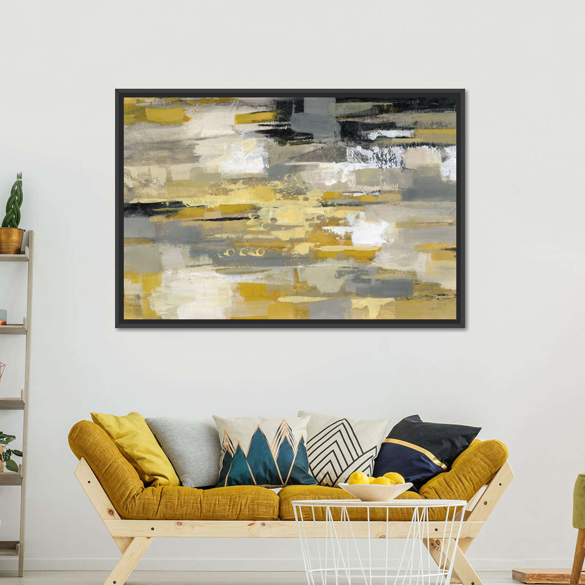 Urban Walkway Multi Panel Canvas Wall Art