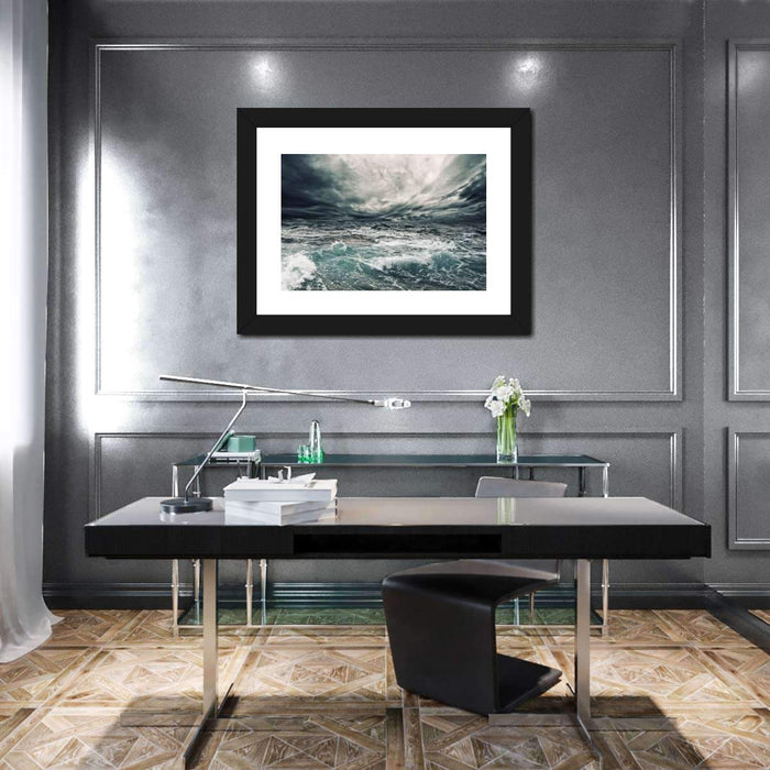 Storm At Sea Multi Panel Canvas Wall Art