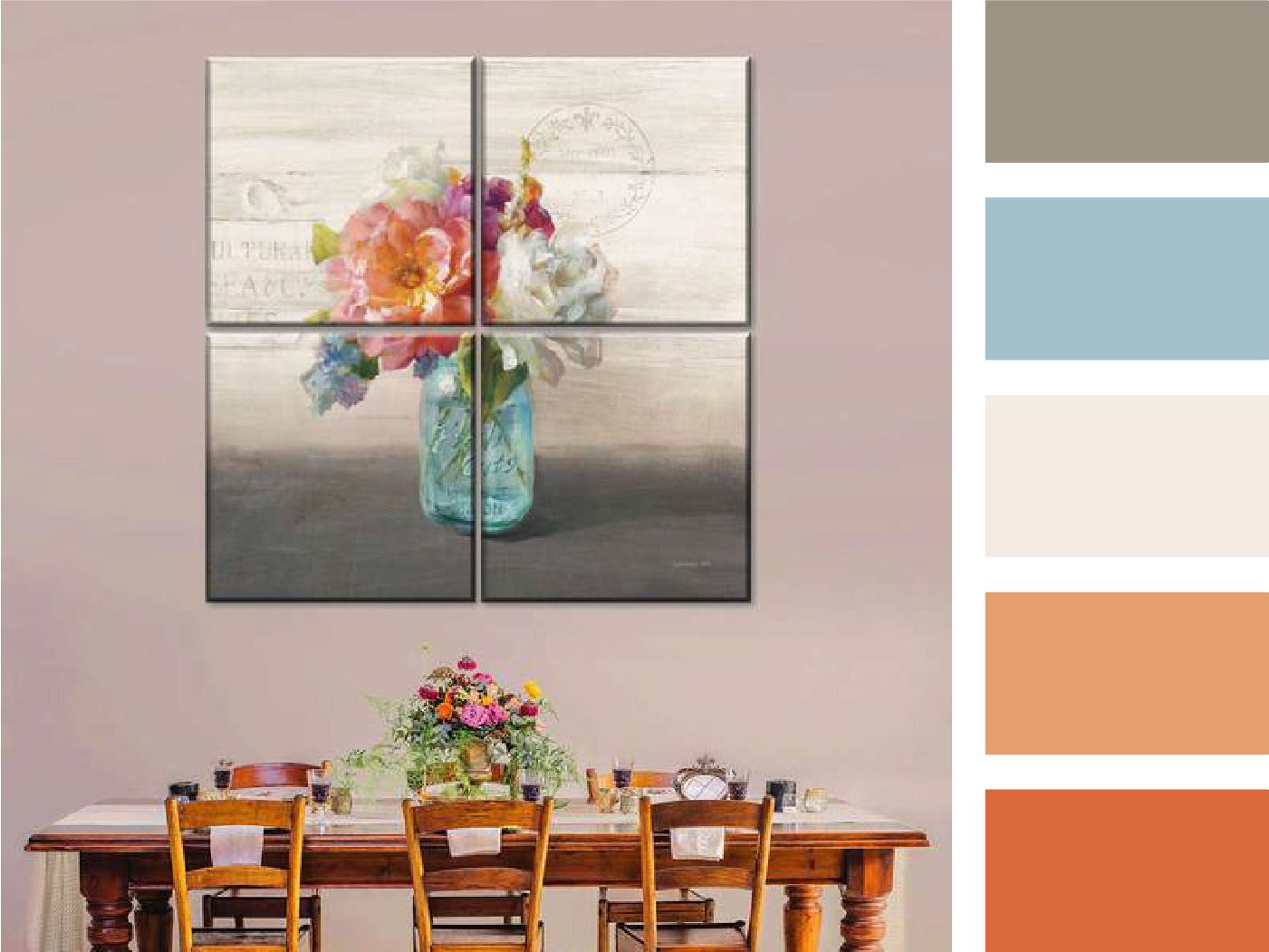 rustic colour palette