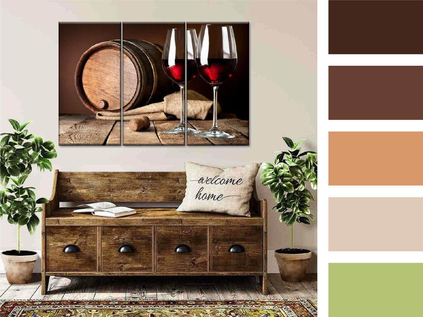 rustic wall colors