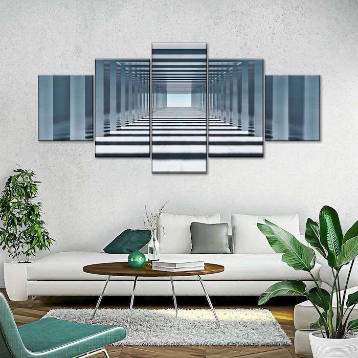 silver wall art decor