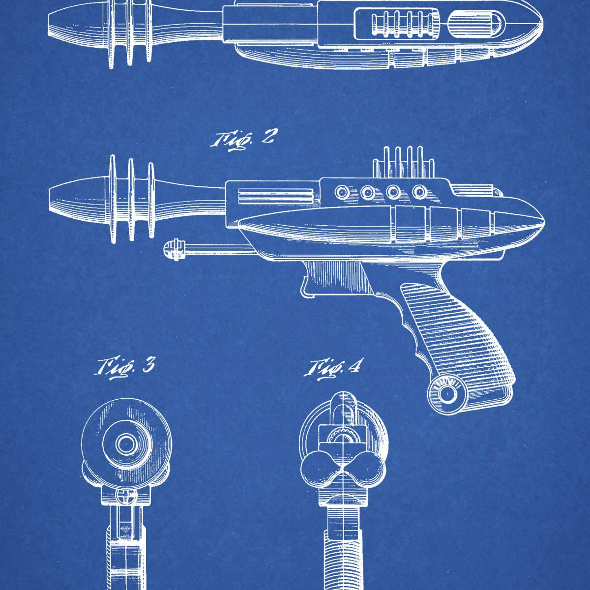 Toy And Game Blueprints Wall Art