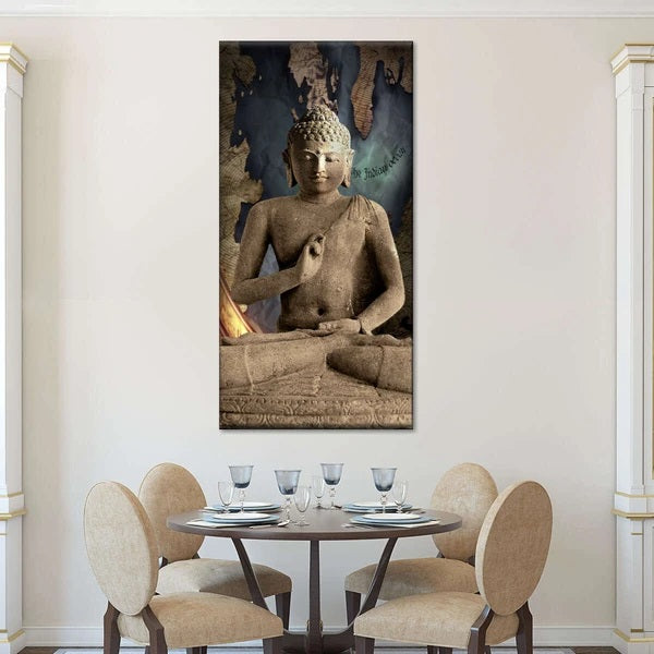 Celestial Buddha Canvas Wall Art