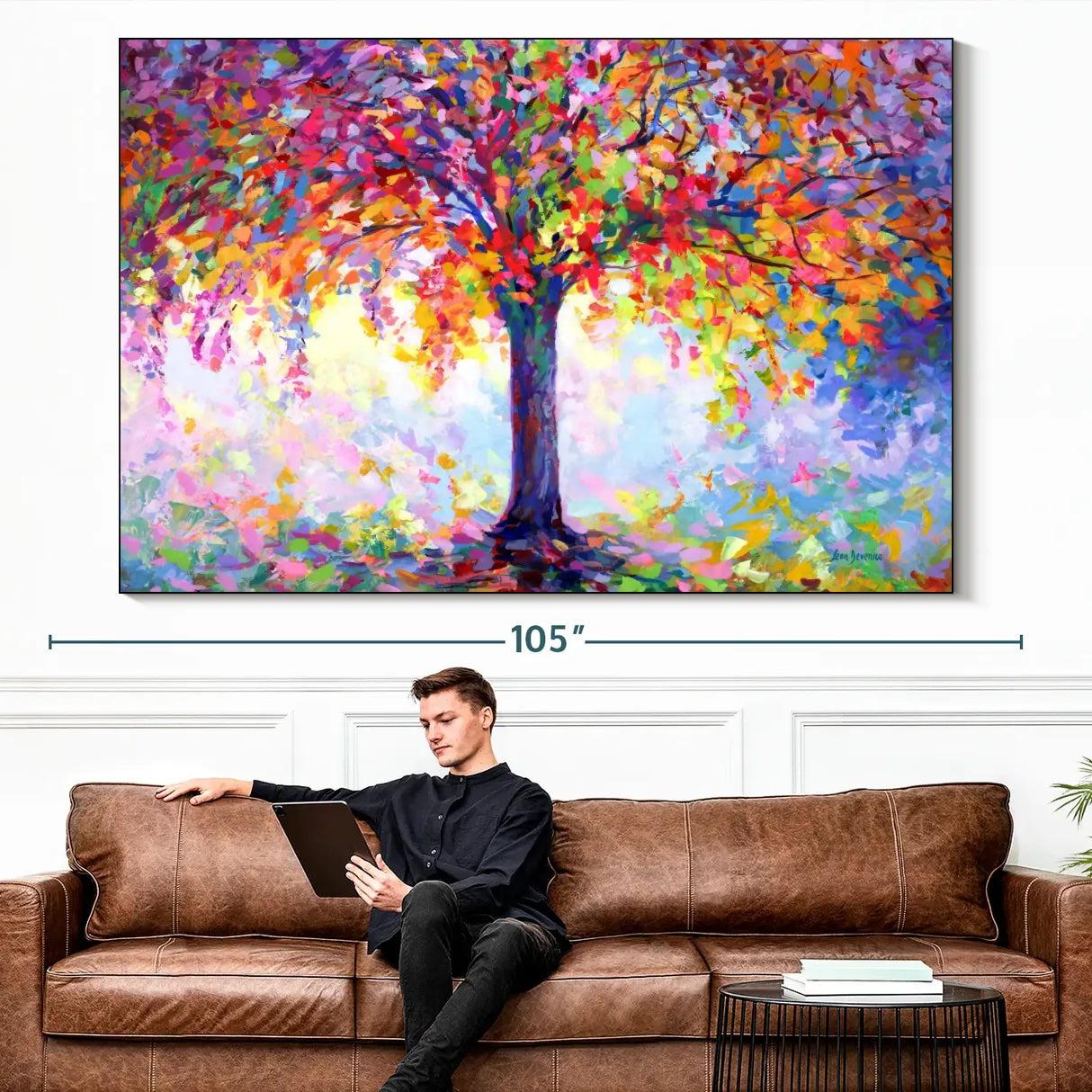 ultra large wall art oversized decor trends