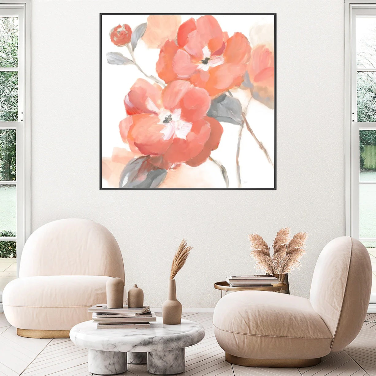 what is a floating canvas frame