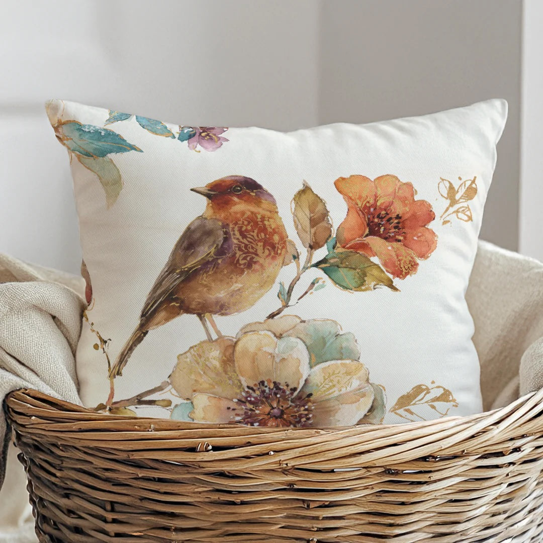 what type of fabric throw pillows