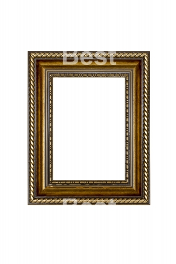 Gold picture frame