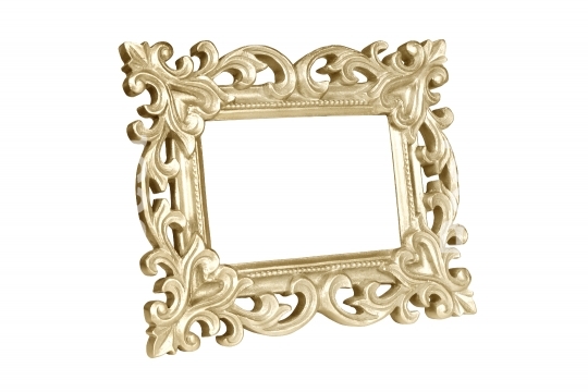 Gold carved picture frame