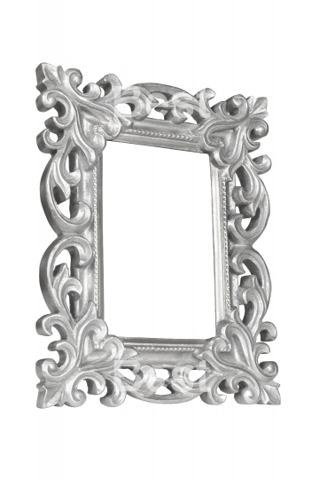 Silver carved picture frame 