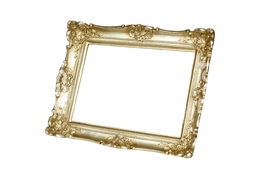 Gold picture frame 