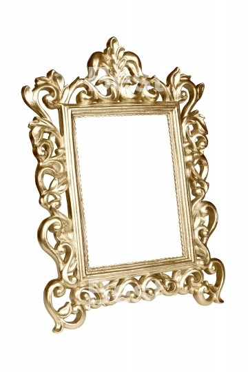 Gold carved picture frame 