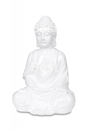 White Buddha statue