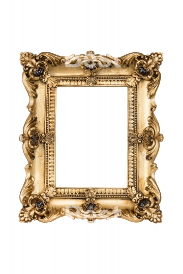 Gold picture frame