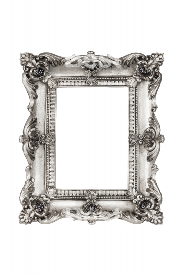 Silver picture frame