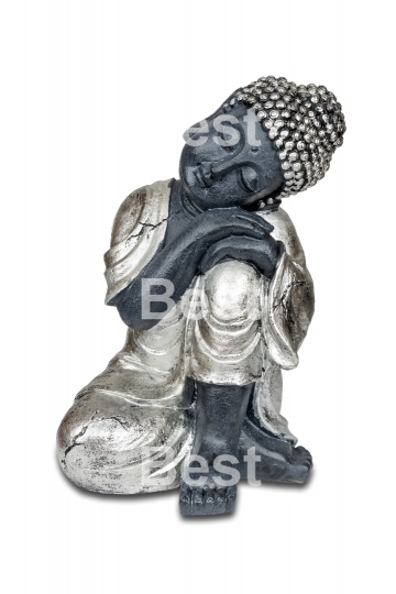 Black sleeping Buddha