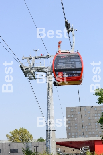 A cable railway