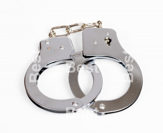 A pair of handcuffs