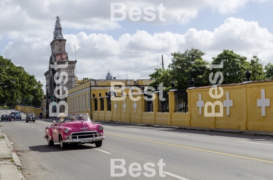 American classic car in Havana