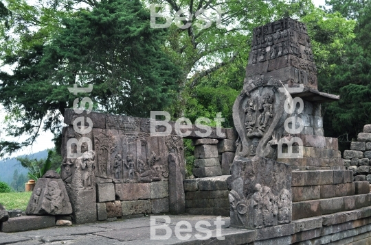 Ancient erotic Temple Candi Sukuh