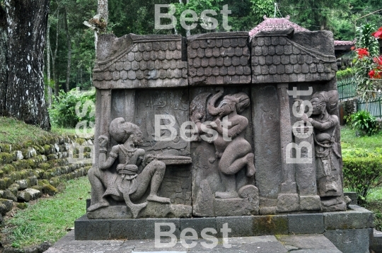 Ancient erotic Temple Candi Sukuh