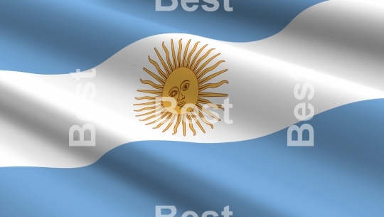 Argentina flag background