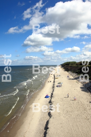 Baltic sea at summer day