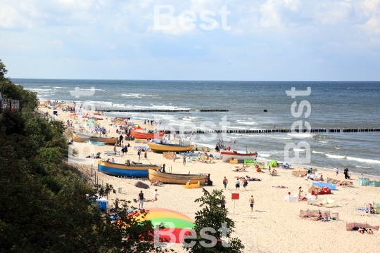 Baltic sea at summer day