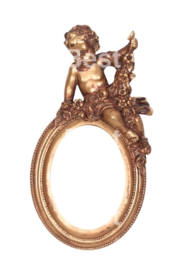 Baroque gold picture frame