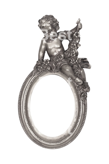 Baroque silver picture frame