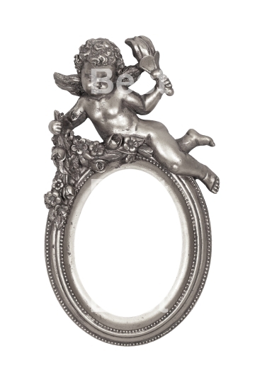Baroque silver picture frame