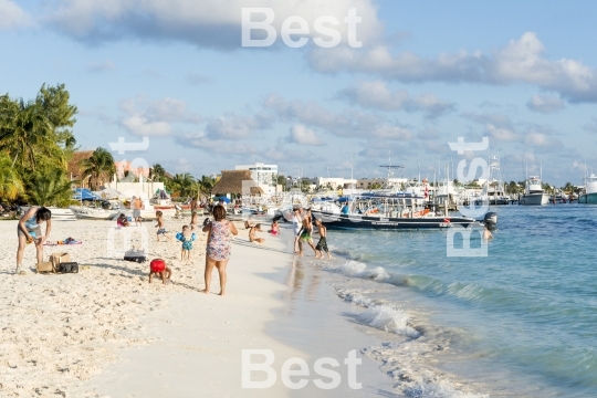 Beach in Isla Mujeres, Mexico