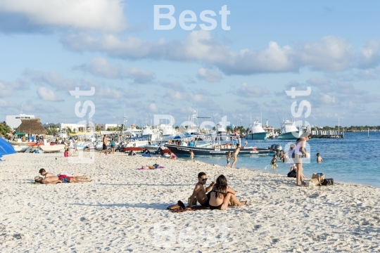 Beach in Isla Mujeres, Mexico