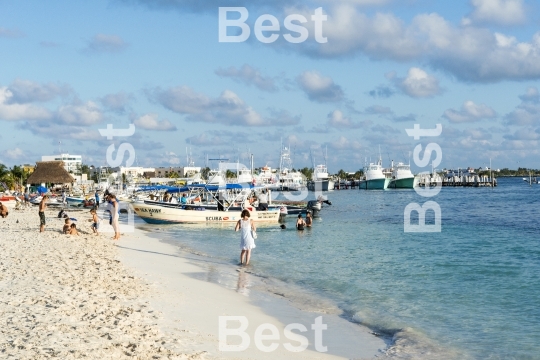 Beach in Isla Mujeres, Mexico