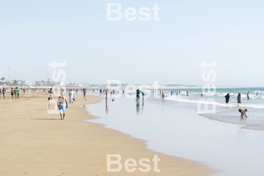 Beautiful beach in Agadir