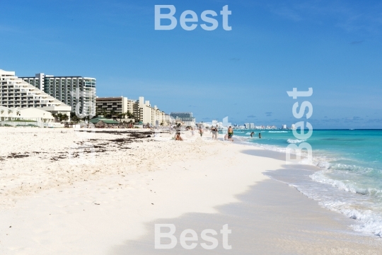 Beautiful beach in Cancun