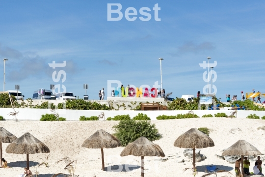 Beautiful beach in Cancun